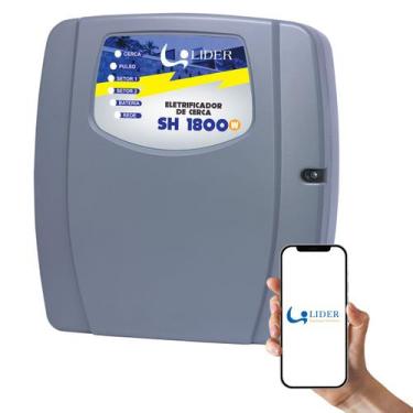 Imagem de Central Cerca Eletrica E Alarme 2 Zonas Aciona Por App Ou Tx Com Wifi 