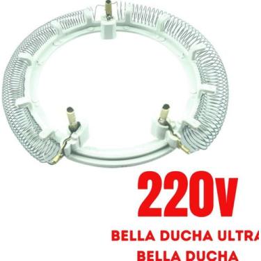 Imagem de Kit 2 Resistência Bella Ducha Ultra Chuveiro Lorenzetti 220v 6800w 127