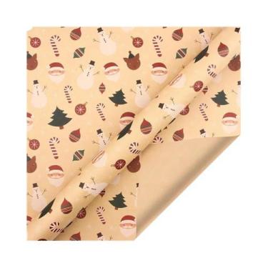 Imagem de Papel Kraft Verde Para Presentes De Natal E Casamento, Decorações De R