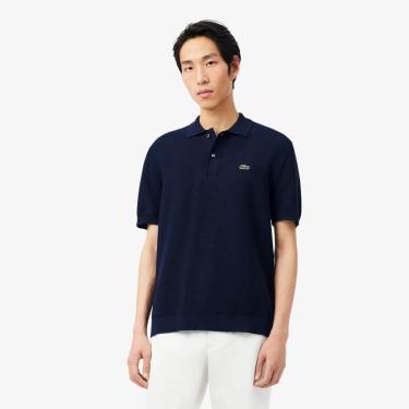 Imagem de Camisa Polo Lacoste Em Malha De Caimento Clássico Masculina-Masculino