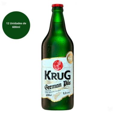 Imagem de Cerveja German Pilsen Krug Bier 12 Unidades De 600ml