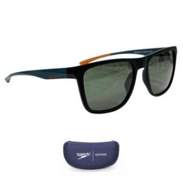 Imagem de Óculos de Sol Speedo Speeder 2 A12 Preto Verde G15 Polarizad-Unissex