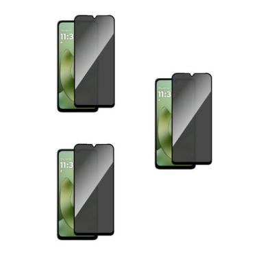 Imagem de 3UN Películas 3D de Vidro Privacidade Anti Espião Para Moto G06 - LXL