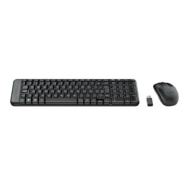 Imagem de Teclado E Mouse sem Fio Logitech Mk220, Compacto, Conexao Usb, Pilhas 