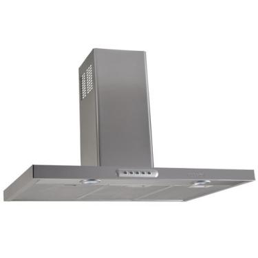 Imagem de Coifa De Parede 75cm Retangular Duto Slim Fogatti Inox 110V, Inox, 110