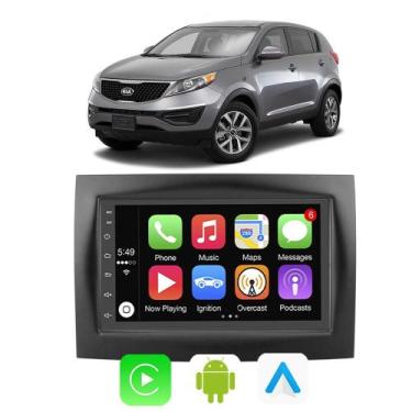 Imagem de Kit Multimidia Carplay Android-Auto Kia Sportage 2017 A 2022 7" Comand