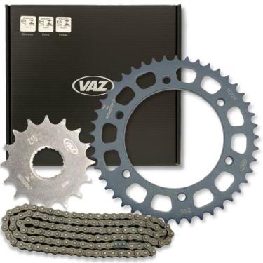 Imagem de Kit Relação P/ Fazer 250 Com Retentor Black Edition Velocidade Final 4
