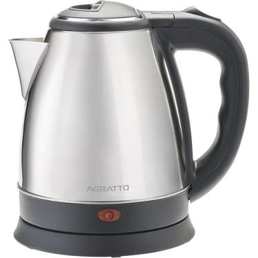 Imagem de Chaleira Elétrica Agratto CE-01 1000W 1.8L Aço Inox com Base Removível e Desligamento Automático