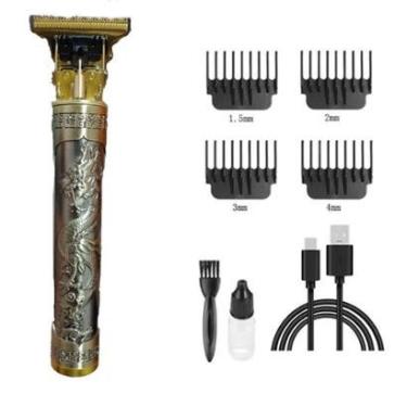 Imagem de Maquina Profissional Barbeador Corta Cabelo Carregamento USB-Unissex