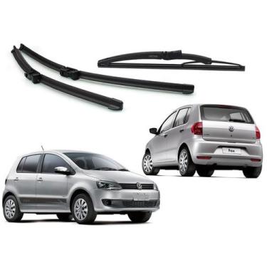 Imagem de Kit 3 Palheta Limpador Parabrisa VW Fox CrossFox SpaceFox 2013 2014 20