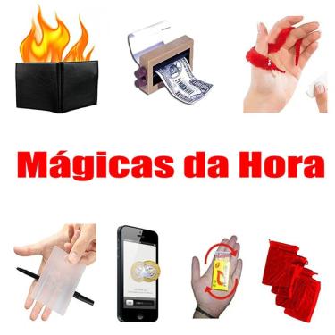 Imagem de Kit de Mágicas Kit Mágicas da Hora, Facil Adulto com 7 Acessórios Variados e Manuais para Truques Impactantes Magic Up