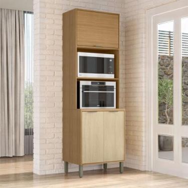 Imagem de Paneleiro Colors 3 Portas 100% Mdf Freijó/Oasis - Kits Paraná, Bege