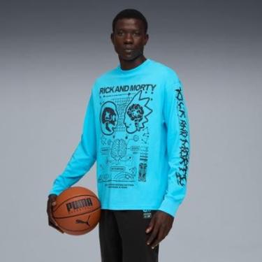 Imagem de Camiseta Manga Longa PUMA x RICK AND MORTY Masculina-Masculino