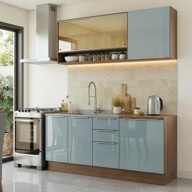 Imagem de Armário de Cozinha Compacta 180 cm Lux Madesa 04