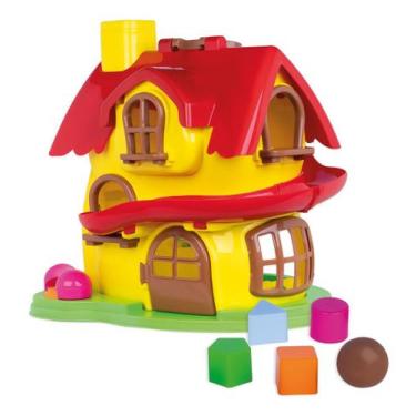 Imagem de Casa Da Masha E Urso Atividades Brinquedo Blocos de Montar Didático Co