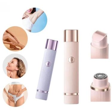 Imagem de Aparador De Pelos Feminino Compacto Portátil Em Estoque - Bena Store