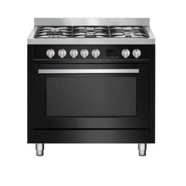Imagem de Fogão a Gás Cuisinart Arkton 5 Queimadores com Forno Elétrico Inox 90c