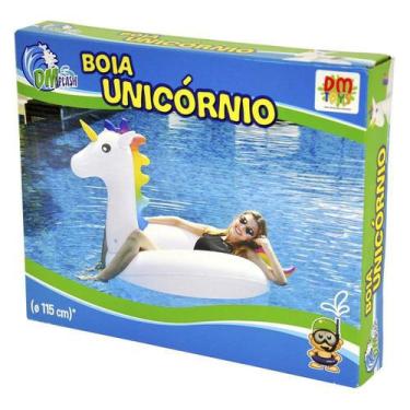 Imagem de Boia Jumbo Unicórnio 115 cm - DmToys 5680 - Dm Toys