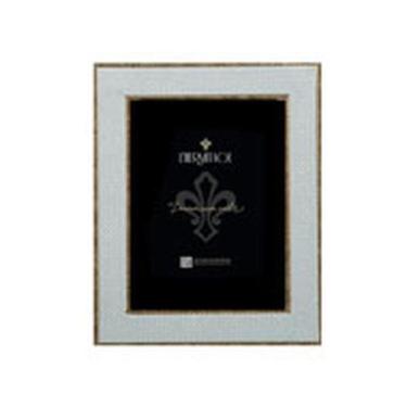 Imagem de Porta-retrato Frame PS e veludo 15x20cm dourado e azul -L Hermitage - 