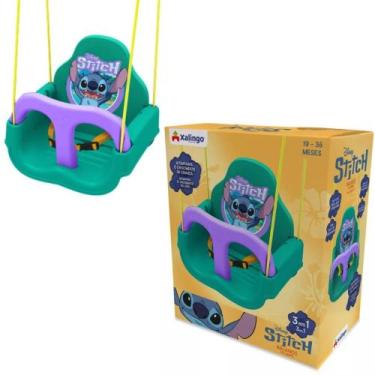 Imagem de Balanco infantil playground - stitch - até 23kg - xalingo