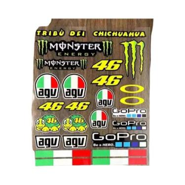 Imagem de Conjunto De Adesivos Refletivos Para Patrocínio De Corridas Para Moto,