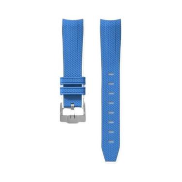 Imagem de Pulseira De Silicone Curvada De 20mm Para Omega X Swatch MoonSwatch Pl