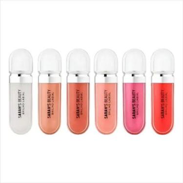 Imagem de Kit Sarah's Beauty Gloss Labial 8,5ml 6 Unidades