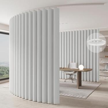 Imagem de Conjunto de Trilho para Cortina Divisória de Ambiente Jilron Branco 27