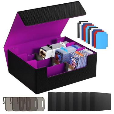 Imagem de Caixa de Armazenamento Co-opting para 1800 Cartas com Sleeves em Couro