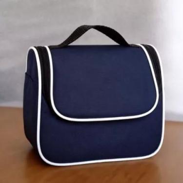 Imagem de Bolsa térmica pequena 4L com alça tiracolo, lancheira porta marmita pa
