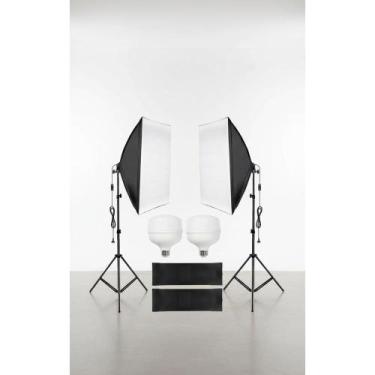 Imagem de 2x Kit 2 Softbox 50x70cm Luz Contínua LED Potente Estúdio - Congratula