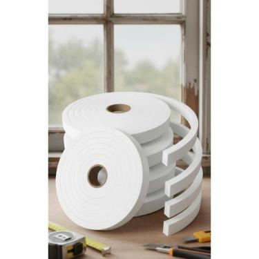Imagem de 2x Fita EVA Branco Vedação 15mm x 2cm - Proteção e Isolament - Congrat