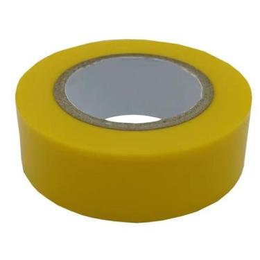 Imagem de Fita Isolante Colorida Pvc Antichama 10m Cor Amarelo - DECORLUX