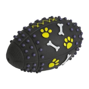 Imagem de Brinquedo Bola Fut Americano PetGrow Caes com 1 Un - CardinaliPet