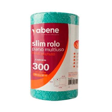 Imagem de Pano Multiuso Slim Verde 28x40cm C/ 300 Vabene
