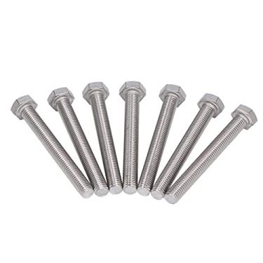 Imagem de Parafuso hexagonal, parafusos de cabeça hexagonal multiuso 20 peças M10 DIN 933 para trabalhos de bricolage para indústria automotiva para construção para entusiastas de modelos(M10 * 75)