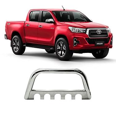 Imagem de Para-choque de impulsão Hilux 2019 a 2020 Cromado com Chapa