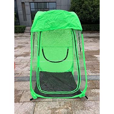 Imagem de Barraca de privacidade pop-up portátil instantânea para box de banho ao ar livre para acampamento e praia, pesca, bolsa de transporte dobrável (verde)