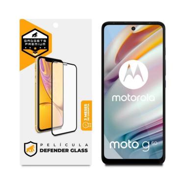 Imagem de Película Defender Glass para Motorola Moto G60 - Preta - Gshield