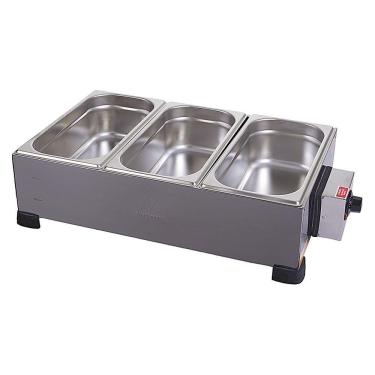 Imagem de Derretedeira de Chocolate Marchesoni Industrial 3 Cubas 3,3 kg 127V