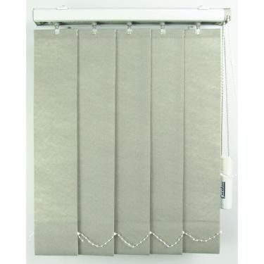 Imagem de Persiana Vertical Em Tecido Blackout Crisdan Largura 1,90 X 2,30 Altura Cinza