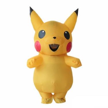 Fantasia Macacão Amarelo Pikachu  Abrakadabra - Abrakadabra Fantasias