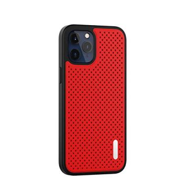 Imagem de Para iPhone 11 12 13 Pro XS Max XR X TPU Ultra Graphene Cooling Phone Case Para iPhone 7 8 Plus SE2020 Capa traseira à prova de choque, vermelha, para iPhone 7plus