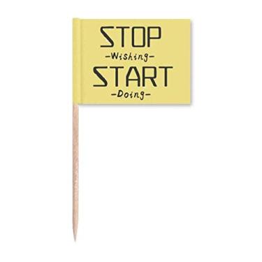 Imagem de Retain Security Keep Safe Quarantine Bandeiras de palito de dente para decoração de festa