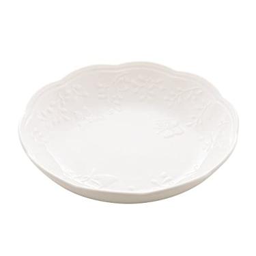 Imagem de LYOR - Prato Fundo de Porcelana New Bone Butterfly Flower 21,5cm x 21,5cm x 4,5cm