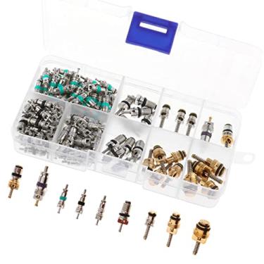 Imagem de 134 peças A/C Carro Auto Ar Condicionado Válvula Núcleo Sortido R134A Kit Box