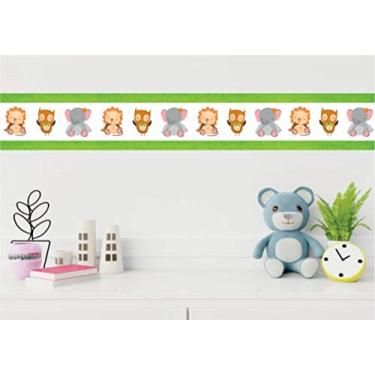 Imagem de Adesivo Faixa Decorativa Kit 3 Unidades Animais 1mx15cm