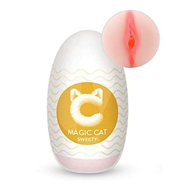 Imagem de Masturbador EGG Formato com Texturas Interna em Cyberskin 10,6 X 6,2 CM S-HANDE MAGIC CAT Sweety