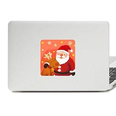 Imagem de Adesivo de Natal Papai Noel, floco de neve, alce, decalque, vinil, paster, laptop, decoração de policarbonato