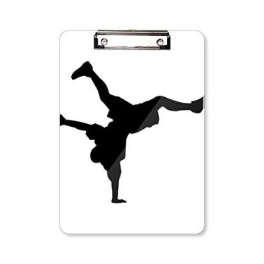 Imagem de Suporte de mão para dançarino esportes prancheta pasta bloco de escrita placa de apoio A4